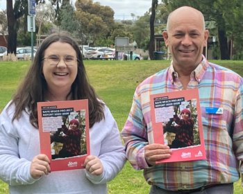 Anita and Mayor Safe Space Project