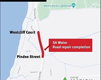 SA Water update road repair