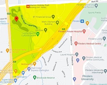 Warriparinga suburb new proposal shaded