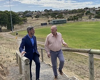 Capella Drive Reserve oval steps