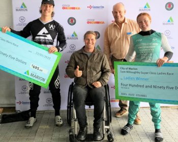 SWIBMX cheque presentation Kris Hanna