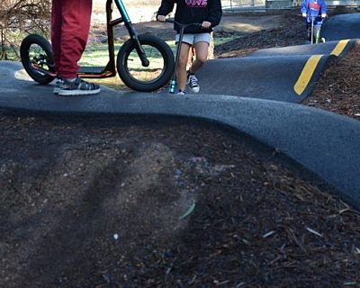 Hugh Johnson Reserve pump track smaller