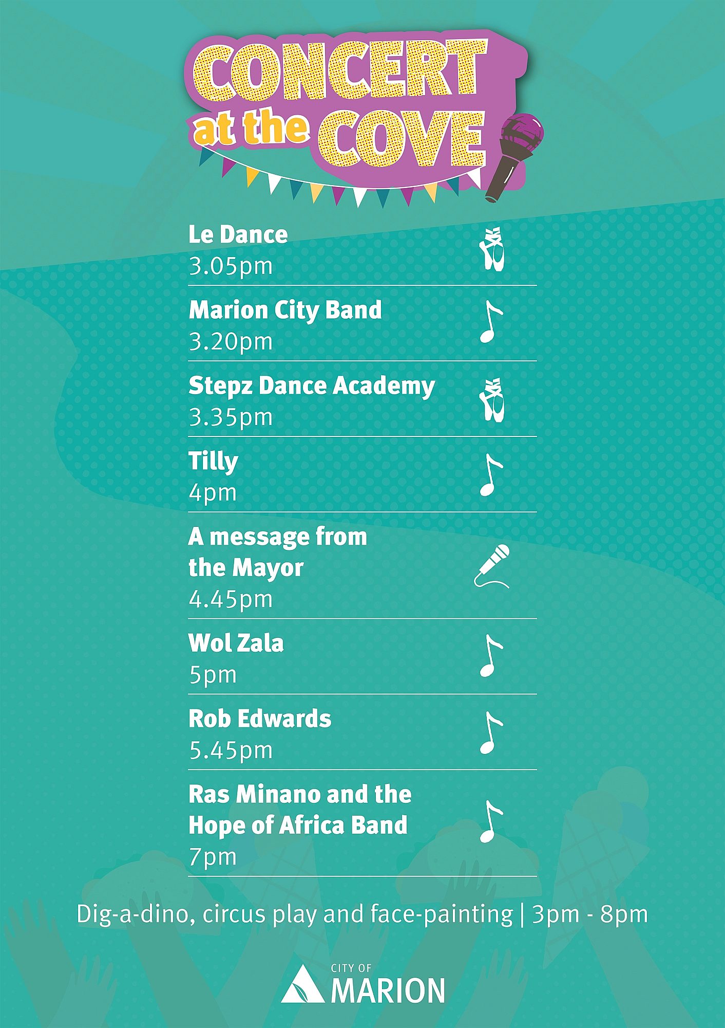 Concert at the Cove schedule digital