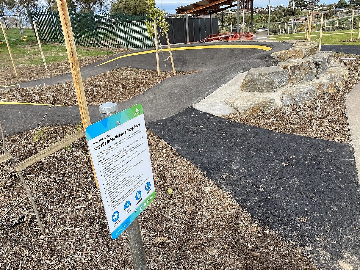 Capella junior pump track smaller