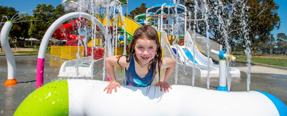 Marion outdoor pool splash park