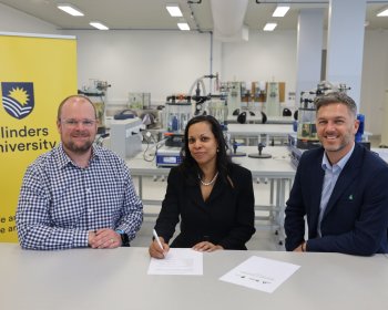 MOU signing between Flinders University City of Marion and City of Mitcham