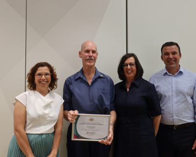 Alex Mericka Southern Suburbs volunteer award