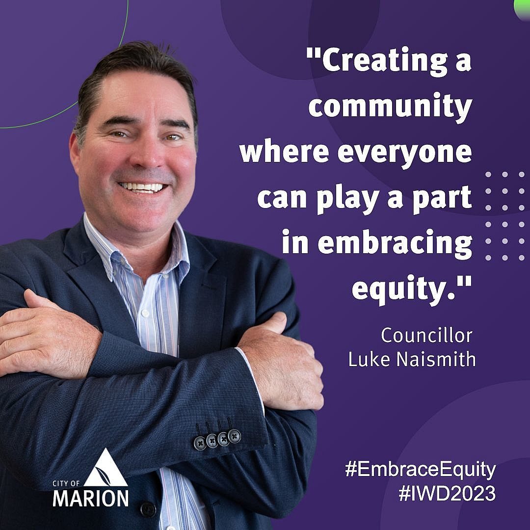 Cr Luke Embraces Equity