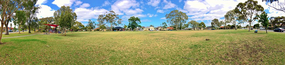 Rosslyn Street Reserve Playground Shade Panorama 3