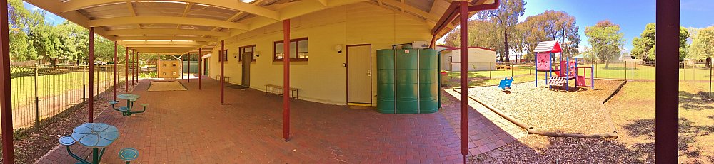 Glandore Community Centre Rugby Building Playground Panorma 1