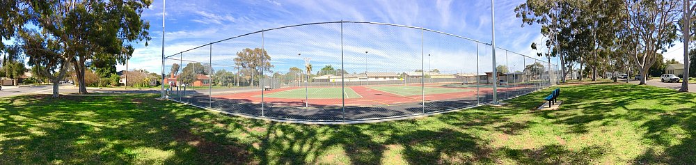 Woodforde Family Reserve Courts Panoramic 1