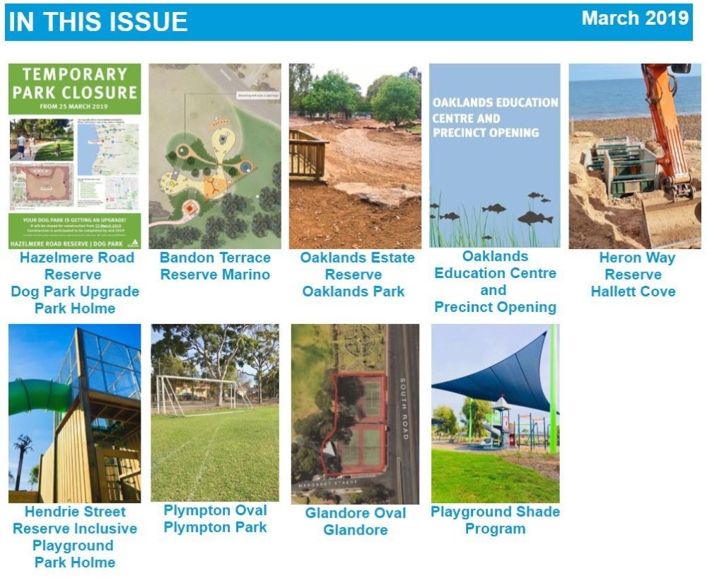 Parks And Playgrounds Newsletter In This Issue March 2019