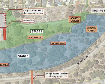Oaklands Reserve | Oaklands Estate Reserve | Notice Of Works | Staging Plan | October 2018