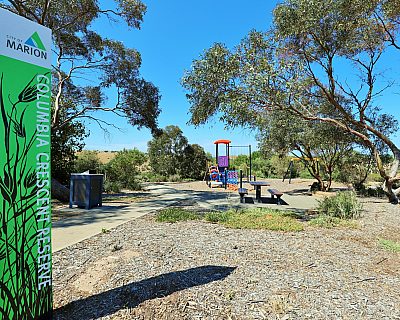 Columbia Crescent Reserve Sign 1