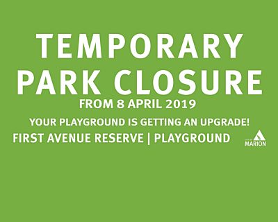 First Avenue Reserve Notice Of Works 8X10