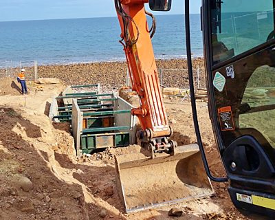 Heron Way Reserve Stormwater Works Construction 20190308