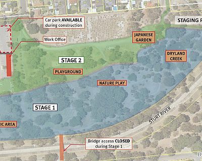 Oaklands Reserve | Oaklands Estate Reserve | Notice Of Works | Staging Plan | October 2018