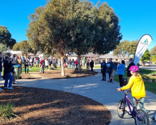 Aldridge Avenue Reserve opening 4