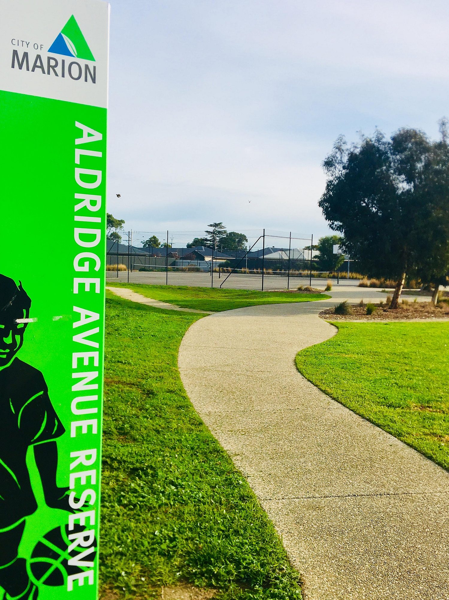 Aldridge Avenue Reserve Sign 1