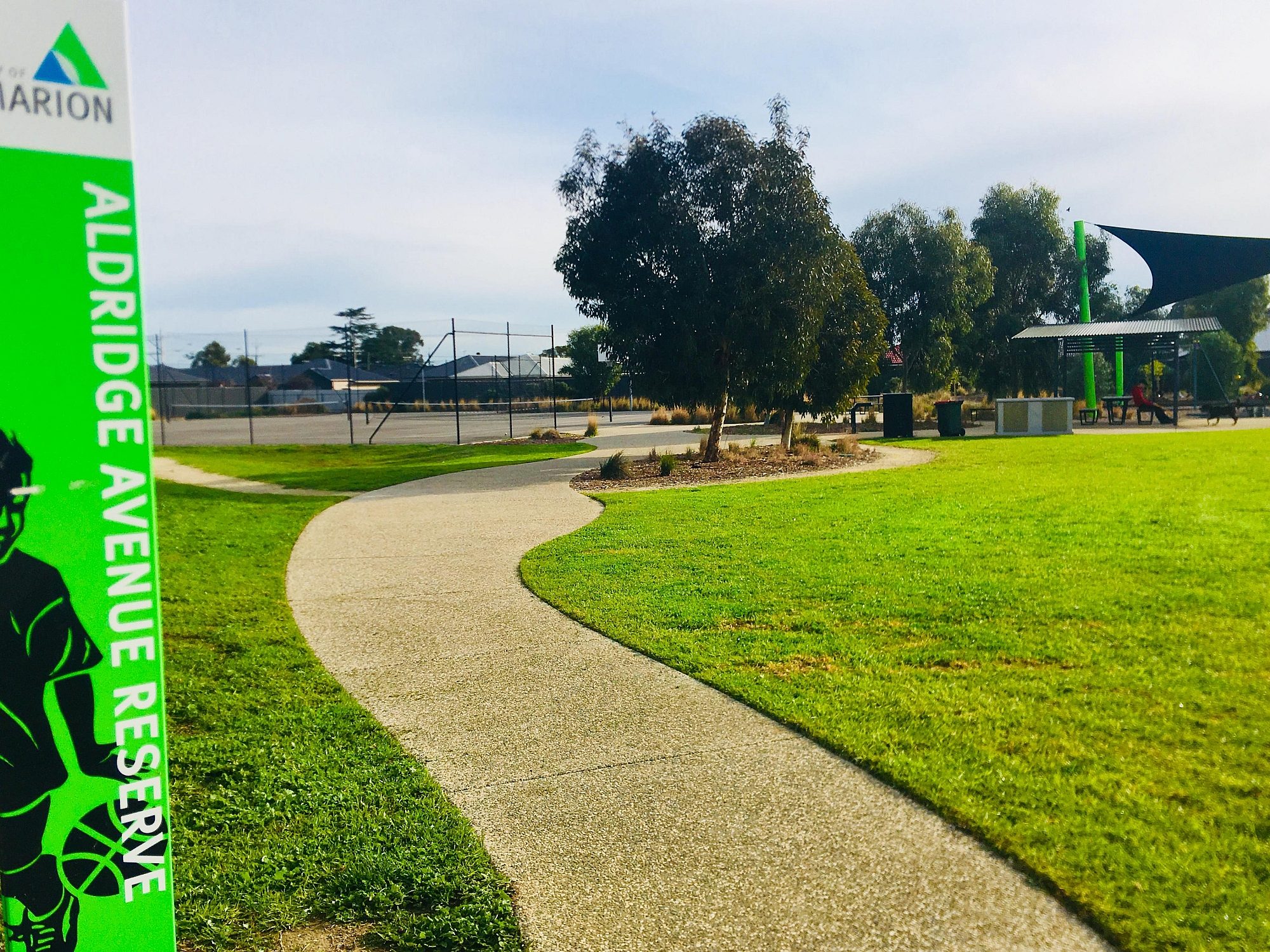 Aldridge Avenue Reserve Sign 2
