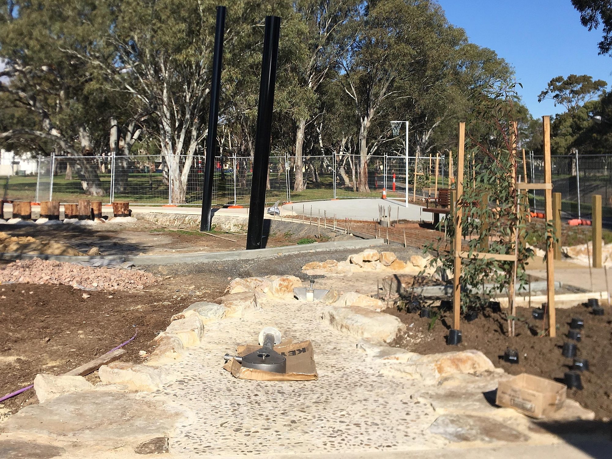 Appleby Road Reserve Construction Water Play
