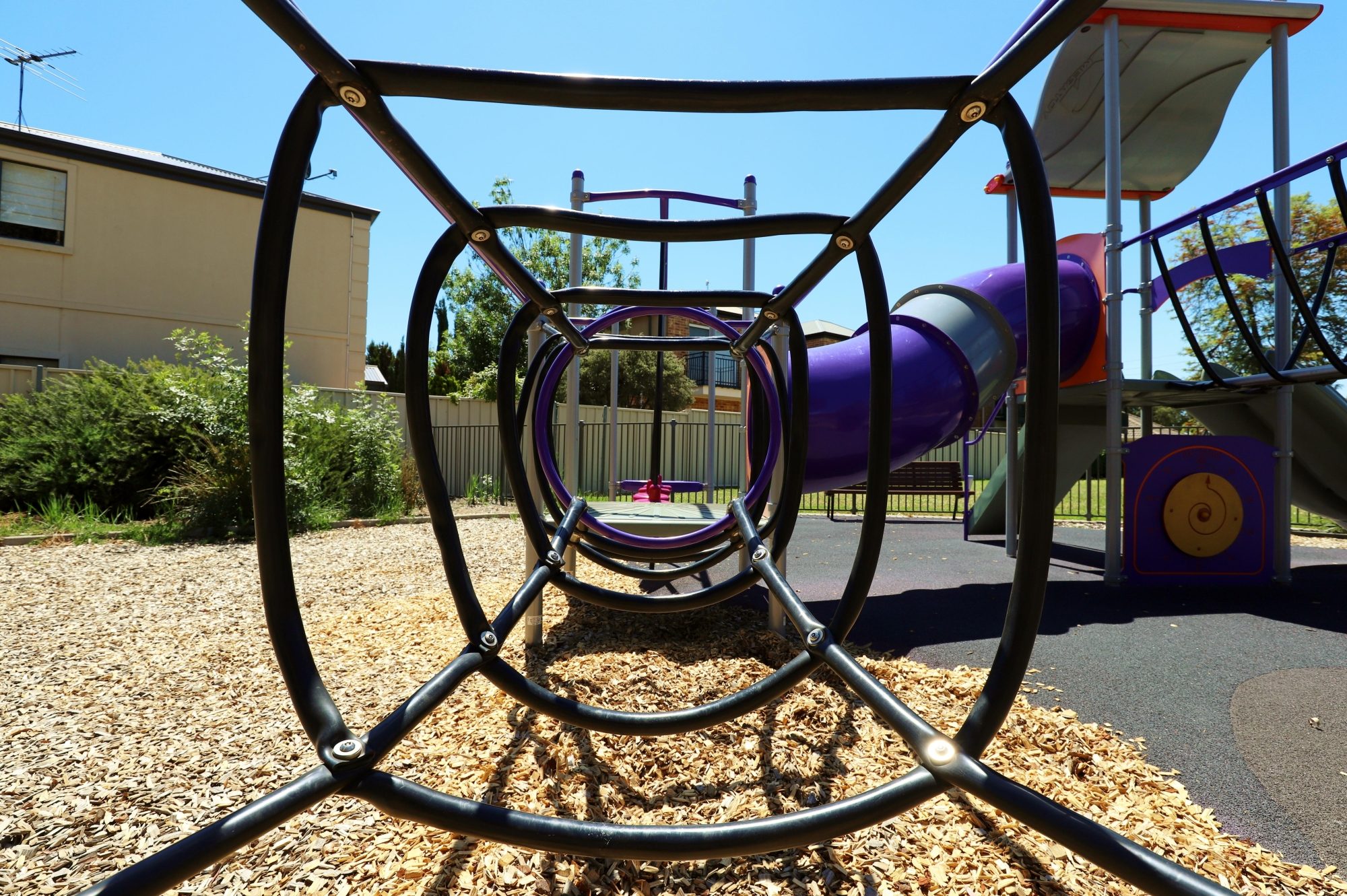 Audrey Street Reserve Playground Multistation Climbing Net Tunnel 1