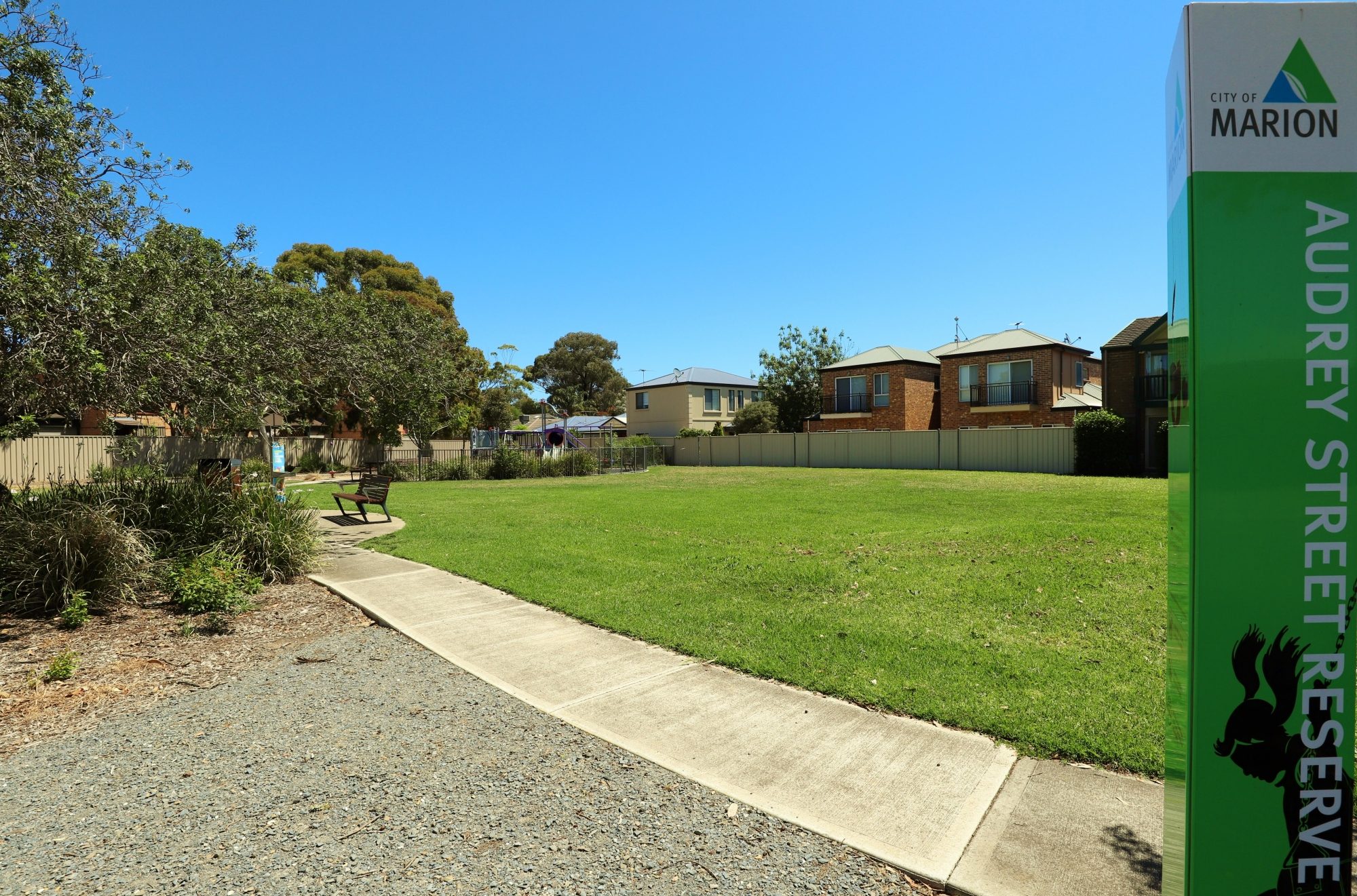 Audrey Street Reserve Sign 1