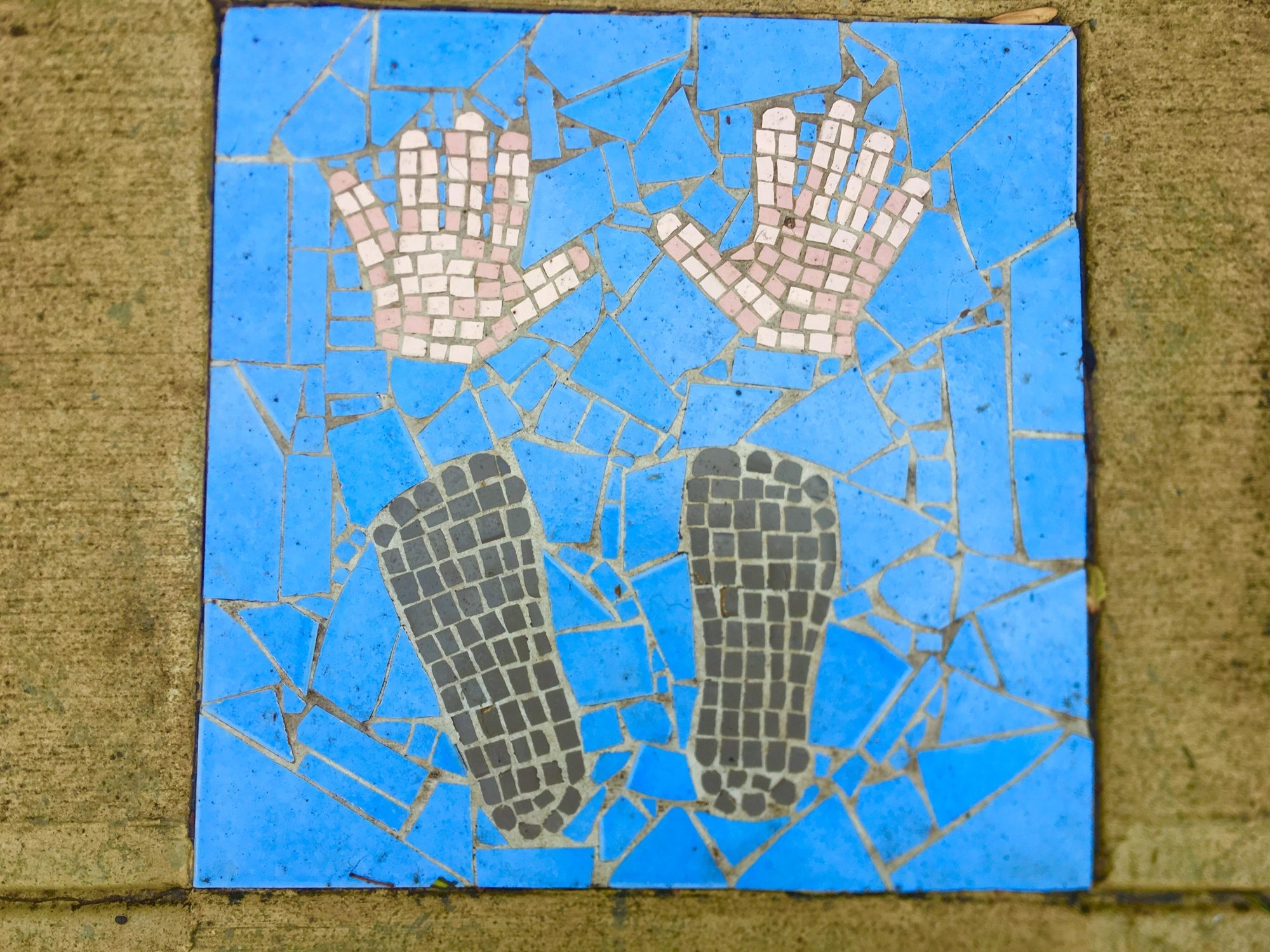 Dumbarton Avenue Reserve Public Art Hands Feet