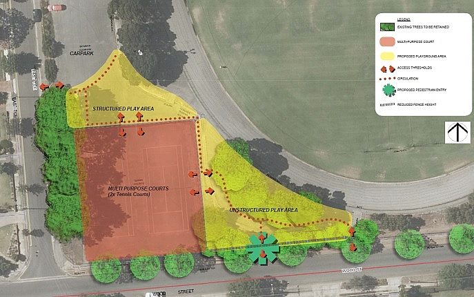 Edwardstown Esmrg Playspace Site Plan