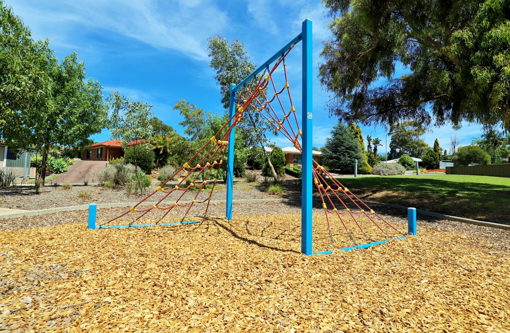 Eurelia Road Reserve Playground Climbing Net 1