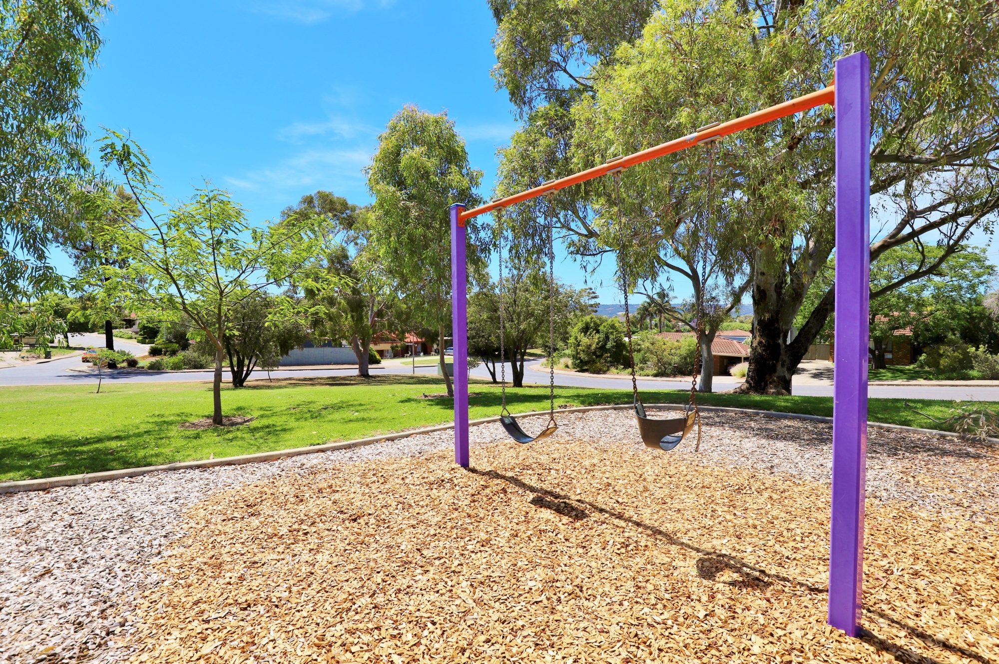 Eurelia Road Reserve Playground Swings 1
