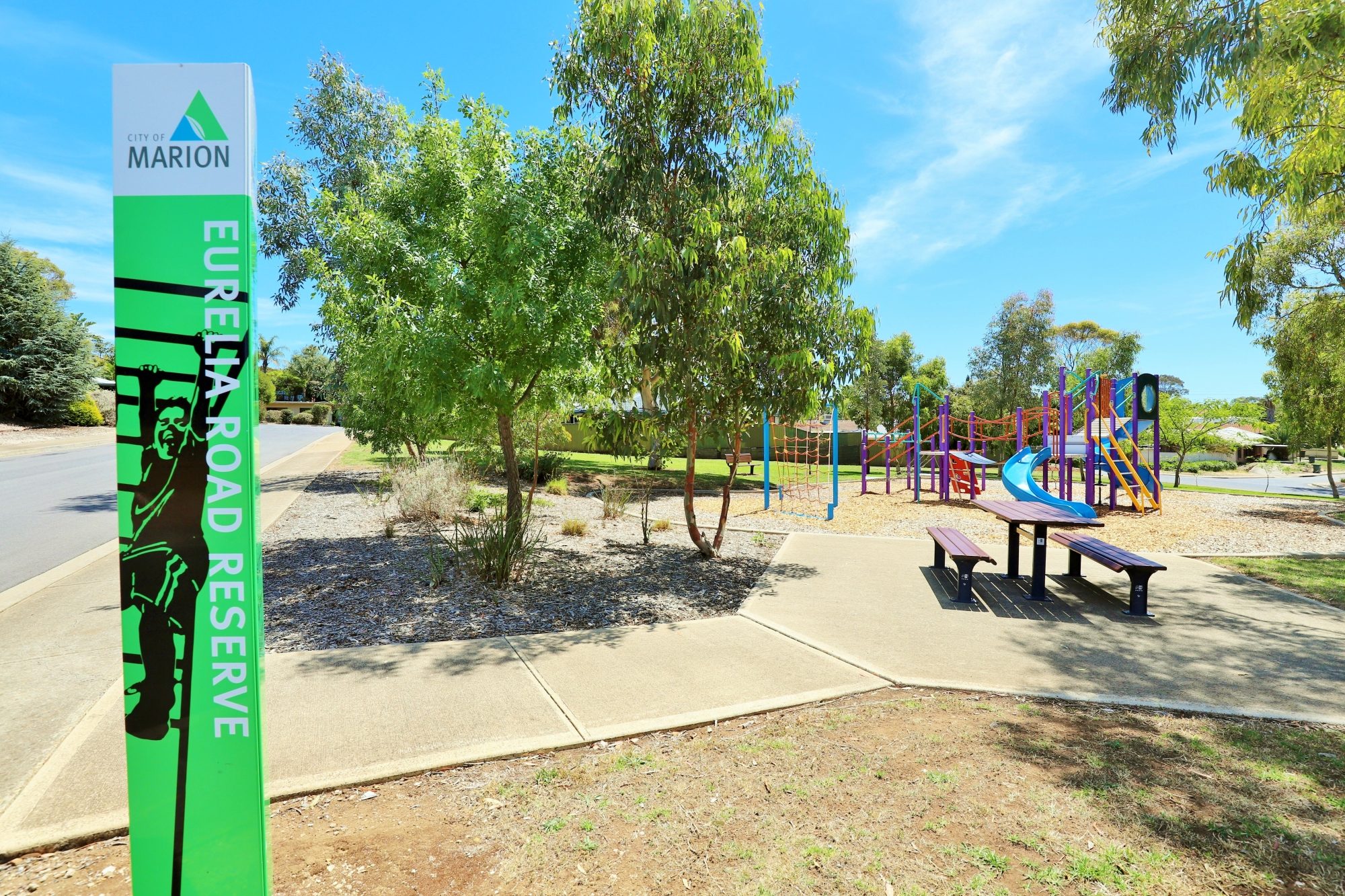 Eurelia Road Reserve Sign 1