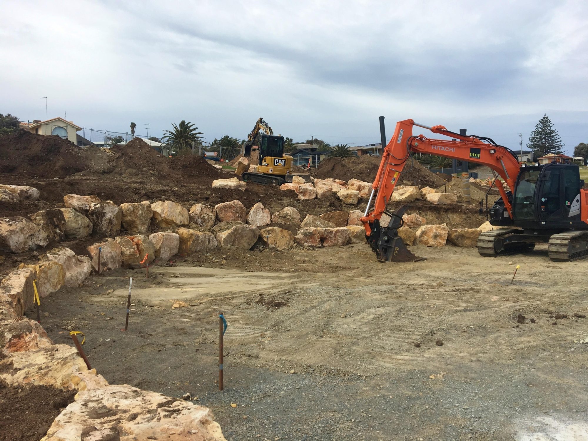 Heron Way Reserve Construction September 2018 1