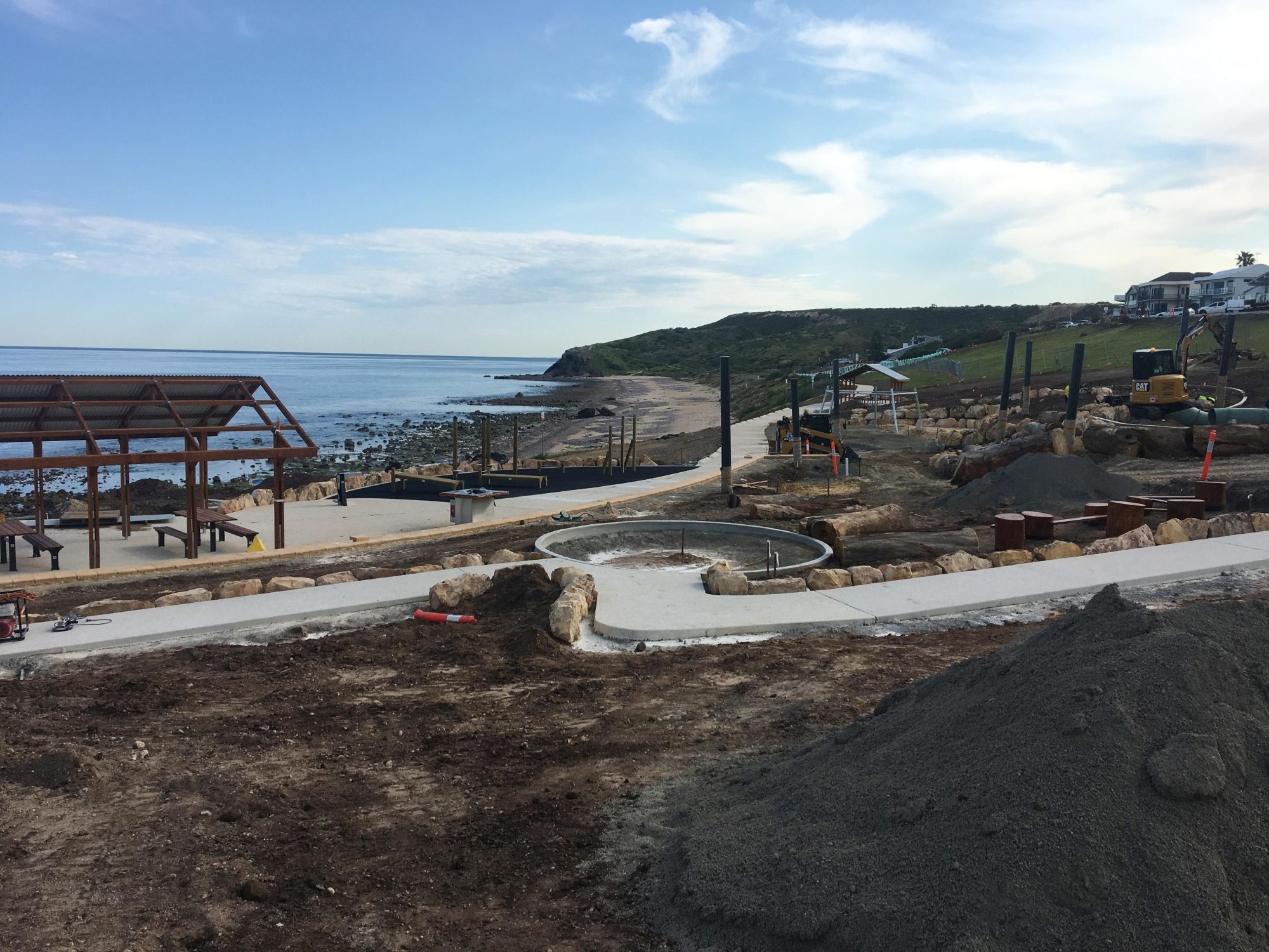 Heron Way Reserve Construction September 2018 2