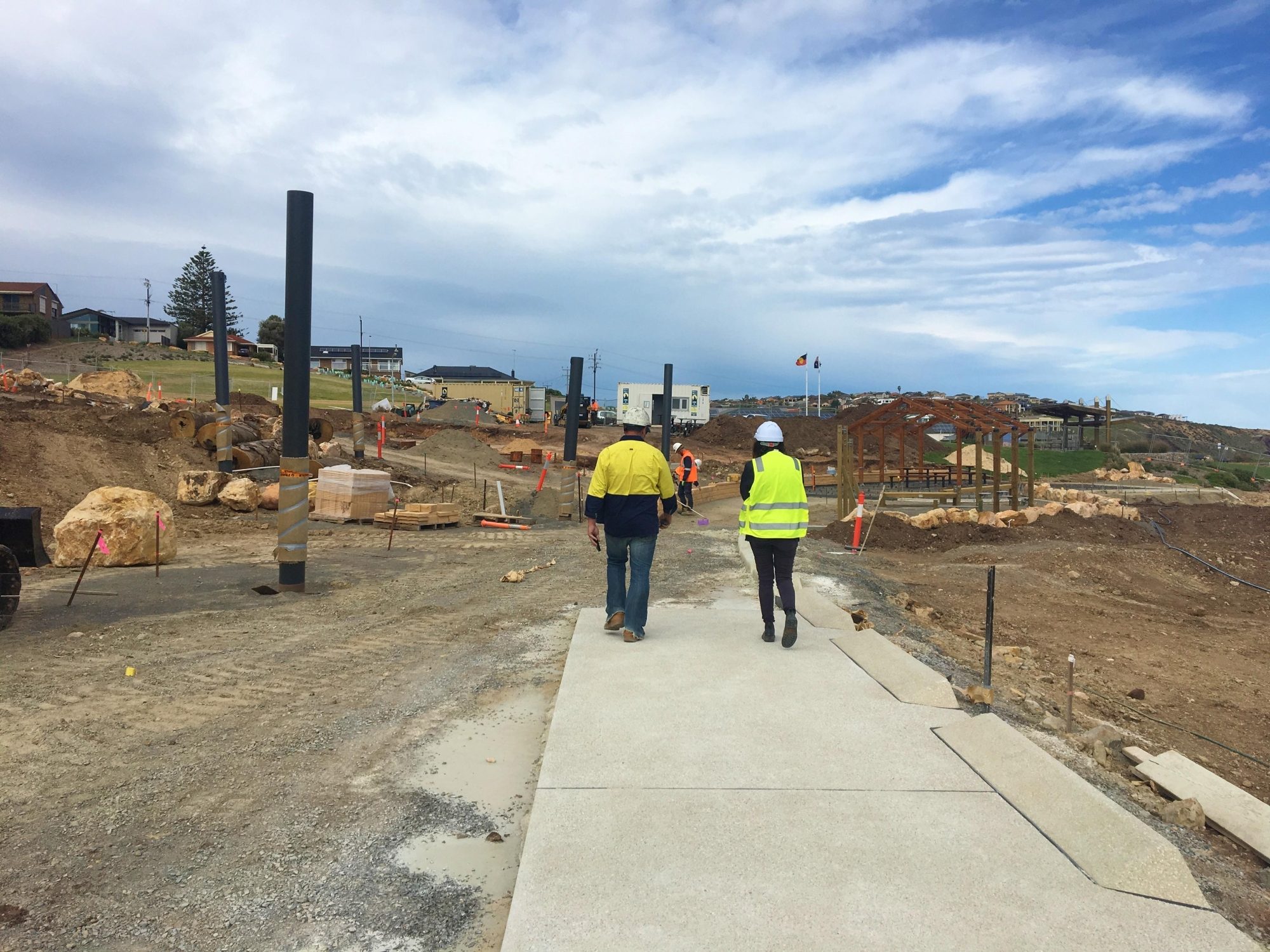 Heron Way Reserve Construction September 2018 5