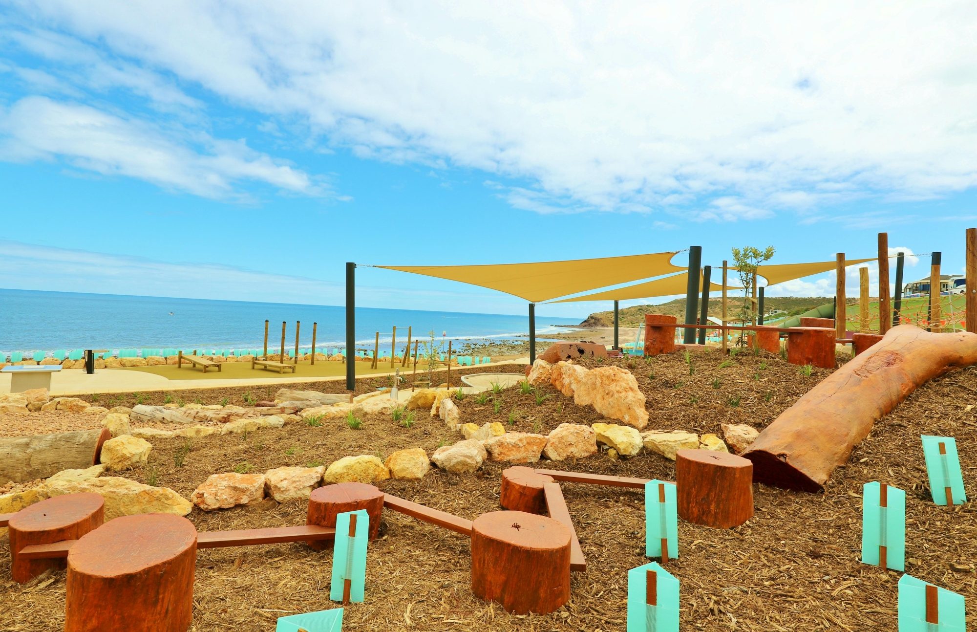 Heron Way Reserve Playground Nature Play Balance 1