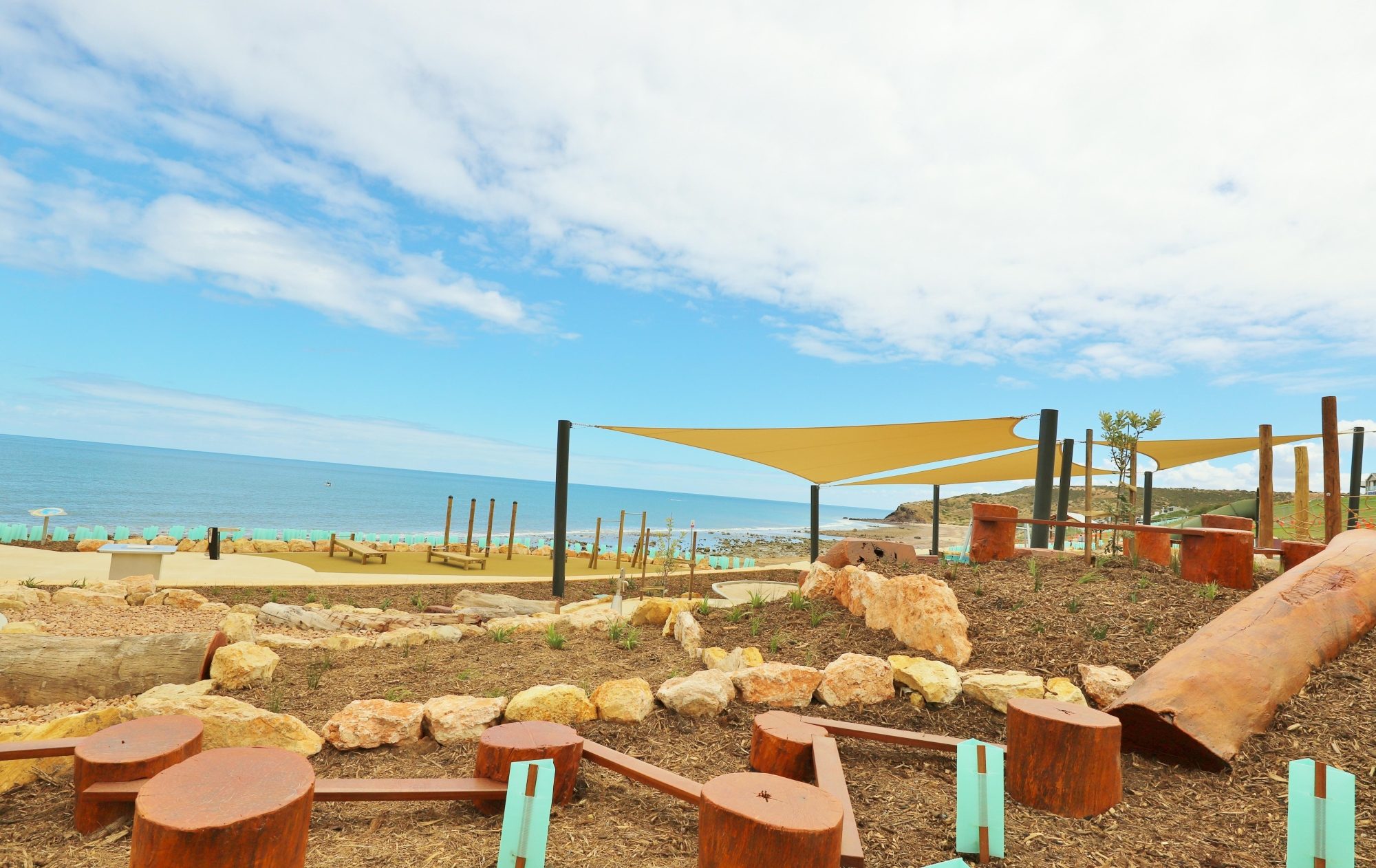 Heron Way Reserve Playground Nature Play Balance 2