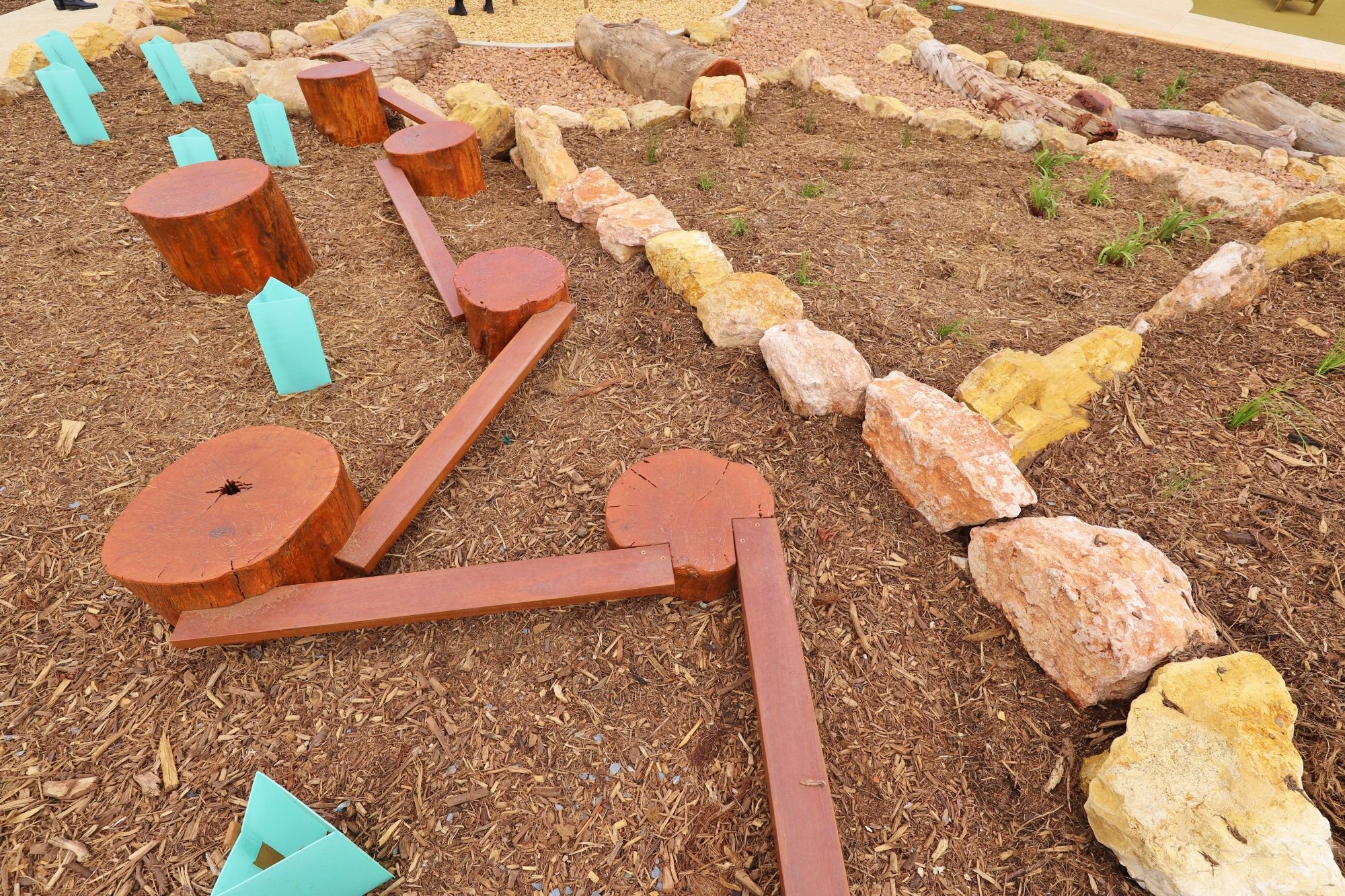 Heron Way Reserve Playground Nature Play Balance 4