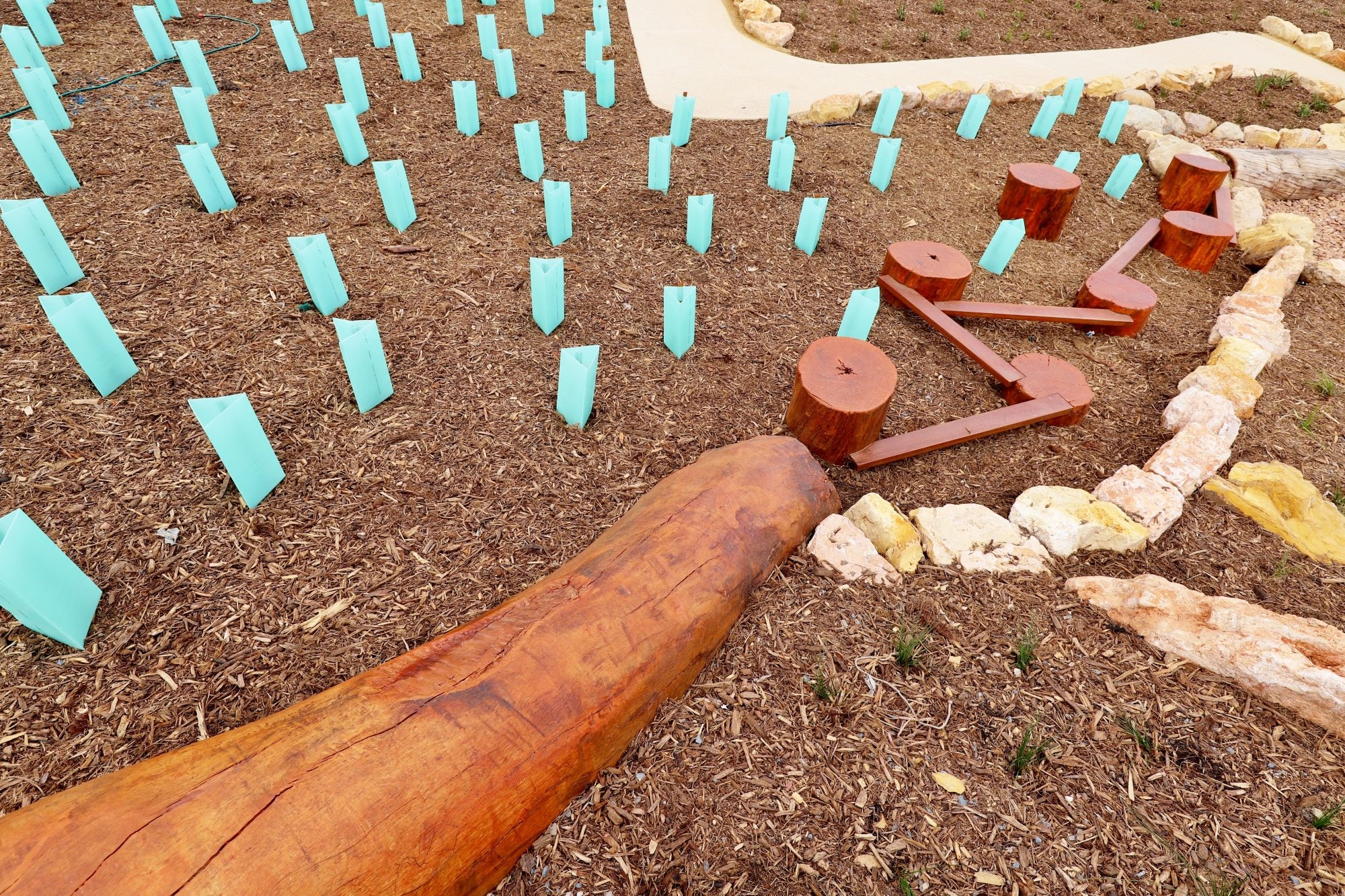 Heron Way Reserve Playground Nature Play Balance 5