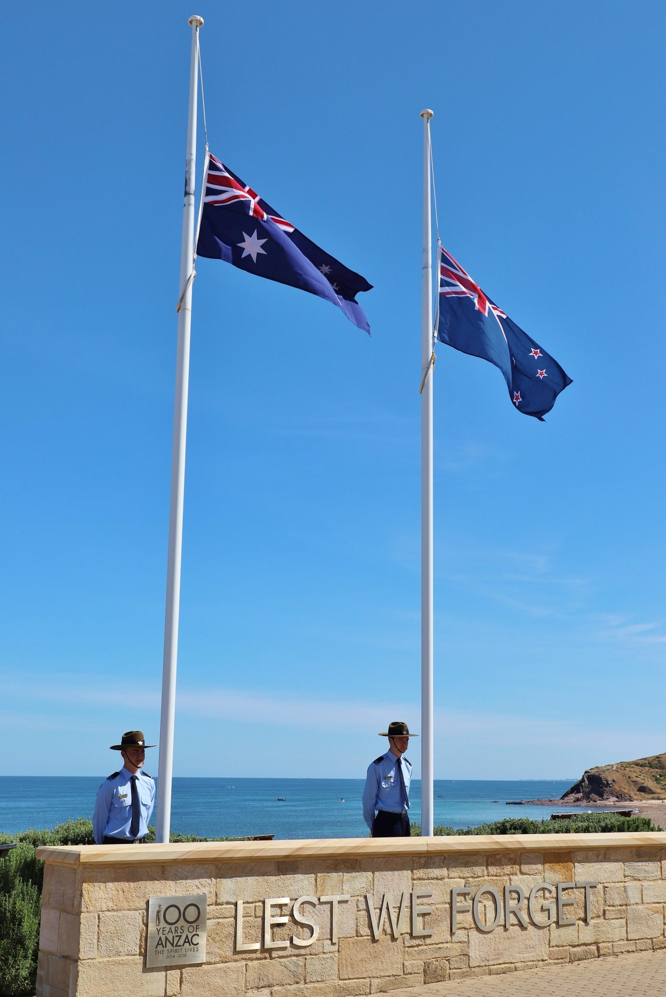 Heron Way Reserve Remembrance Day 2018 Lest We Forget Wall 2