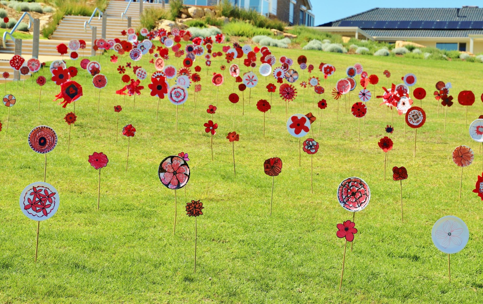 Heron Way Reserve Remembrance Day 2018 Poppies 1
