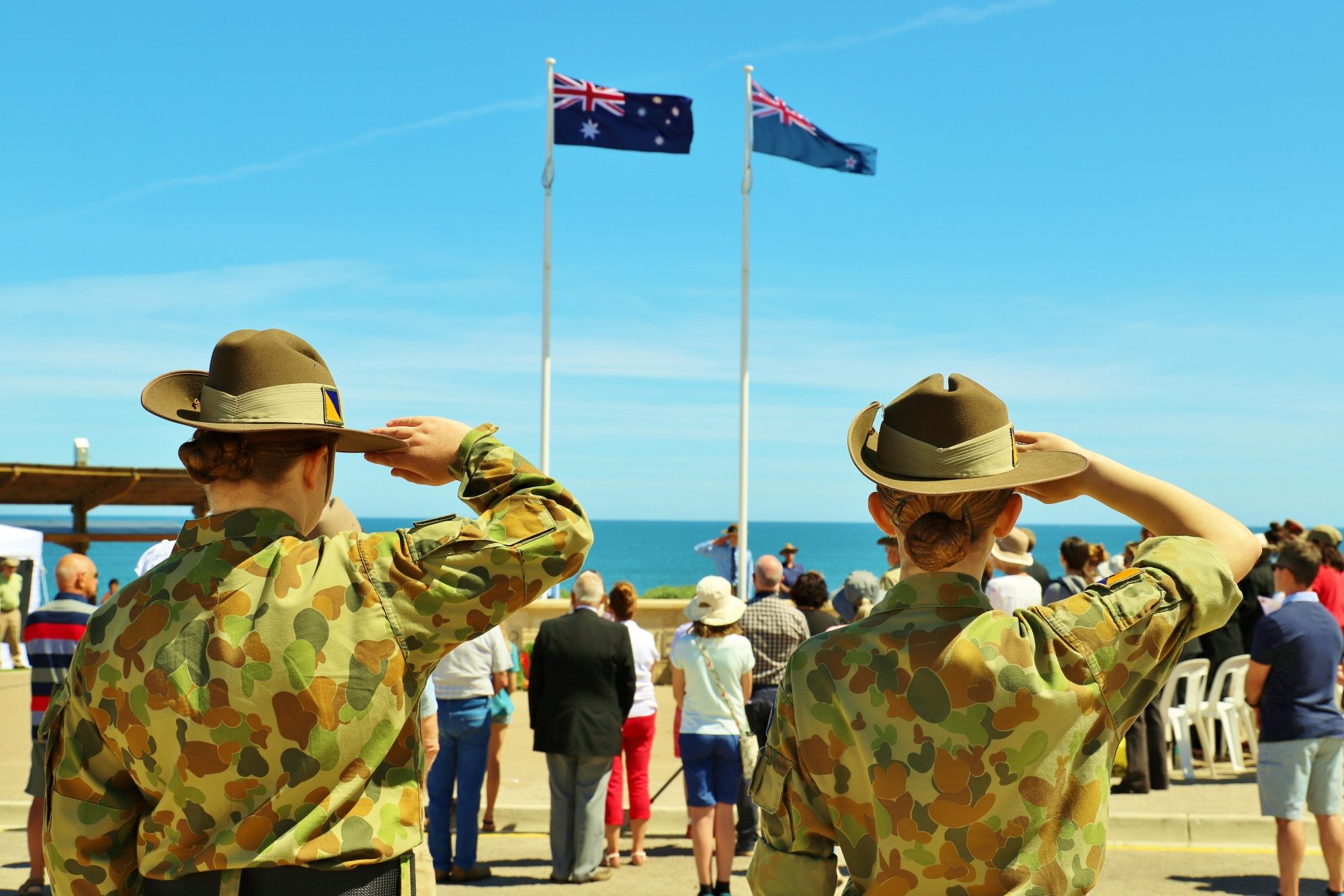 Heron Way Reserve Remembrance Day 2018 Soldiers 2