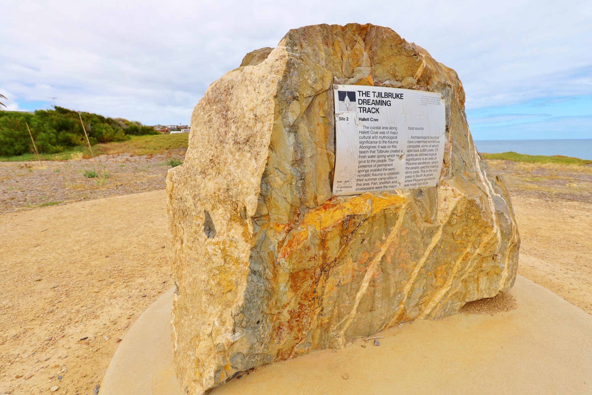 Heron Way Reserve Tjilbruke Dreaming Track Sign 1