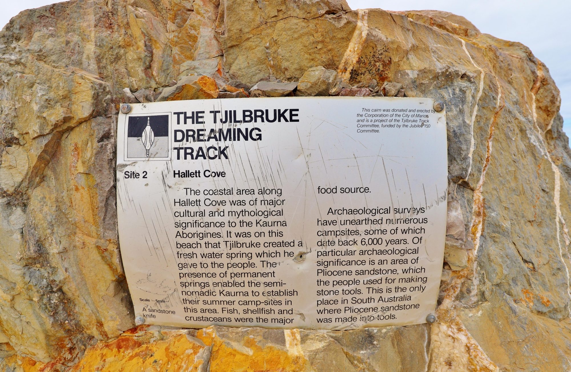 Heron Way Reserve Tjilbruke Dreaming Track Sign 2