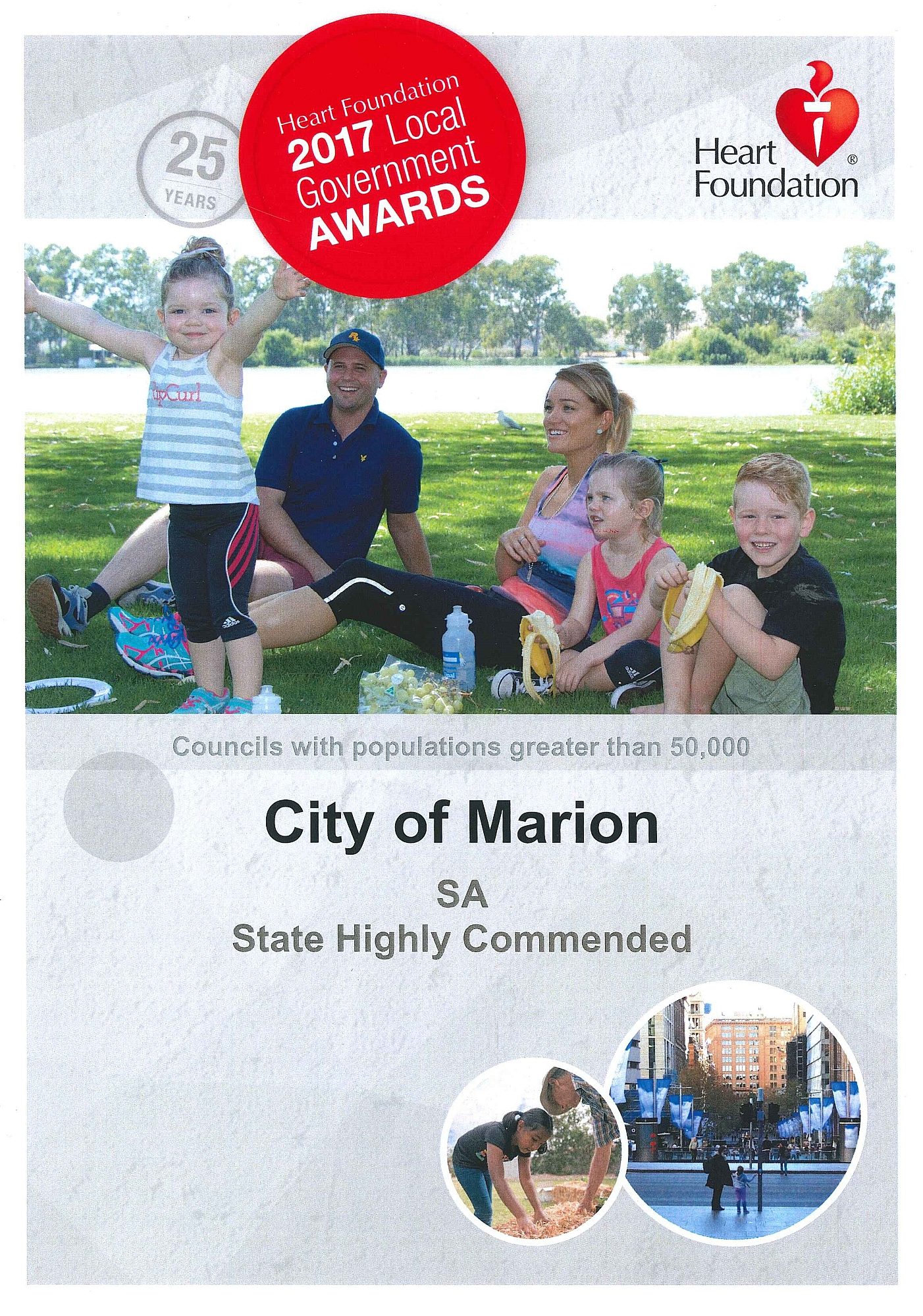 Jervois Street Reserve | 2017 Heart Foundation Award | Councils greater than 50000