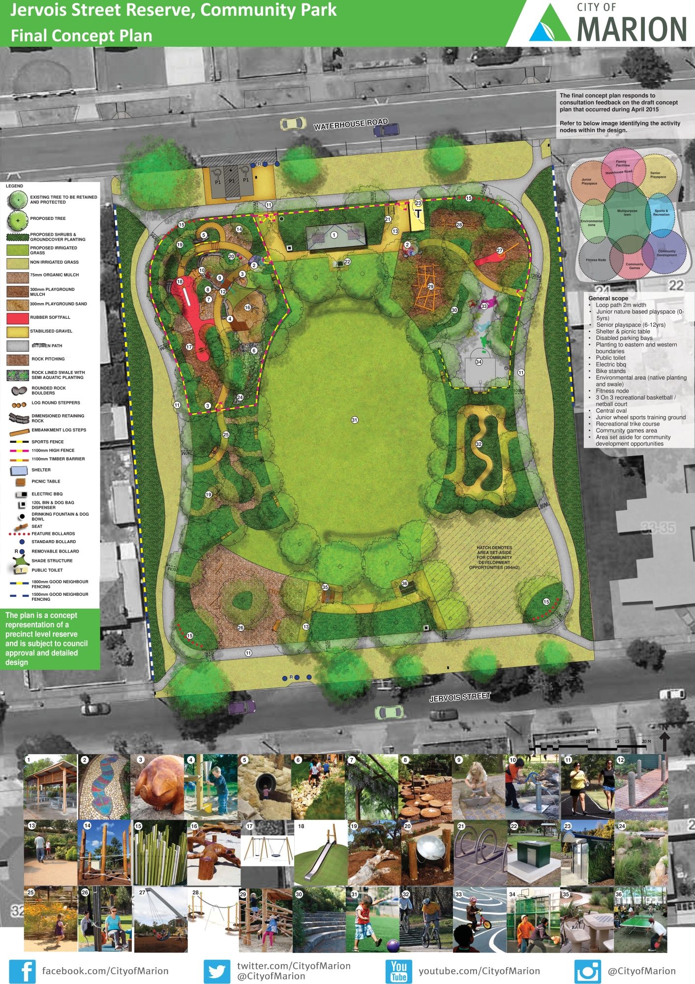 Jervois Street Reserve South Plympton Design