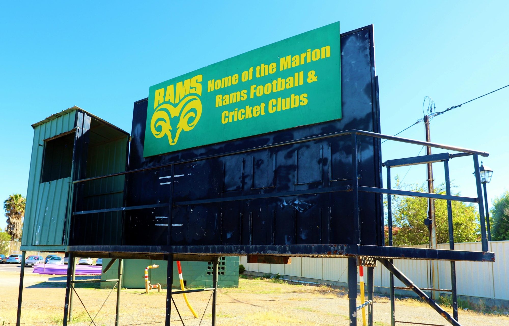 Marion Oval Eastern Field Afl Score Board 2