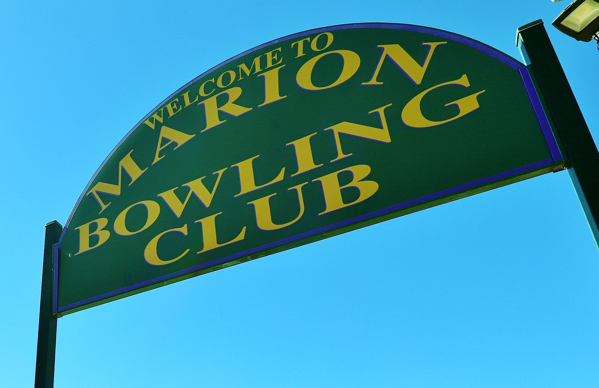 Marion Oval Lawn Bowls Sign 1