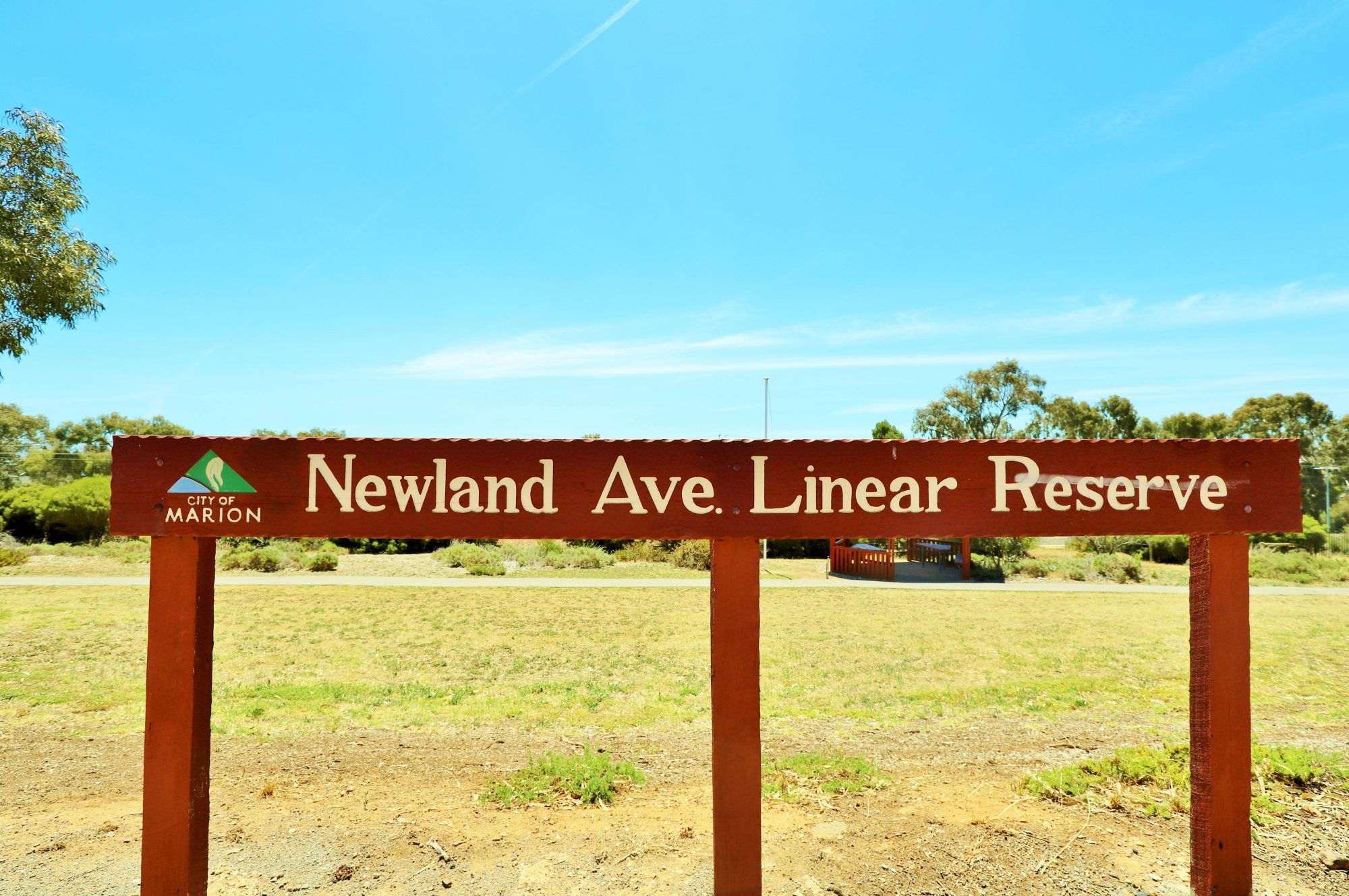 Newland Avenue Linear Park Sign 2
