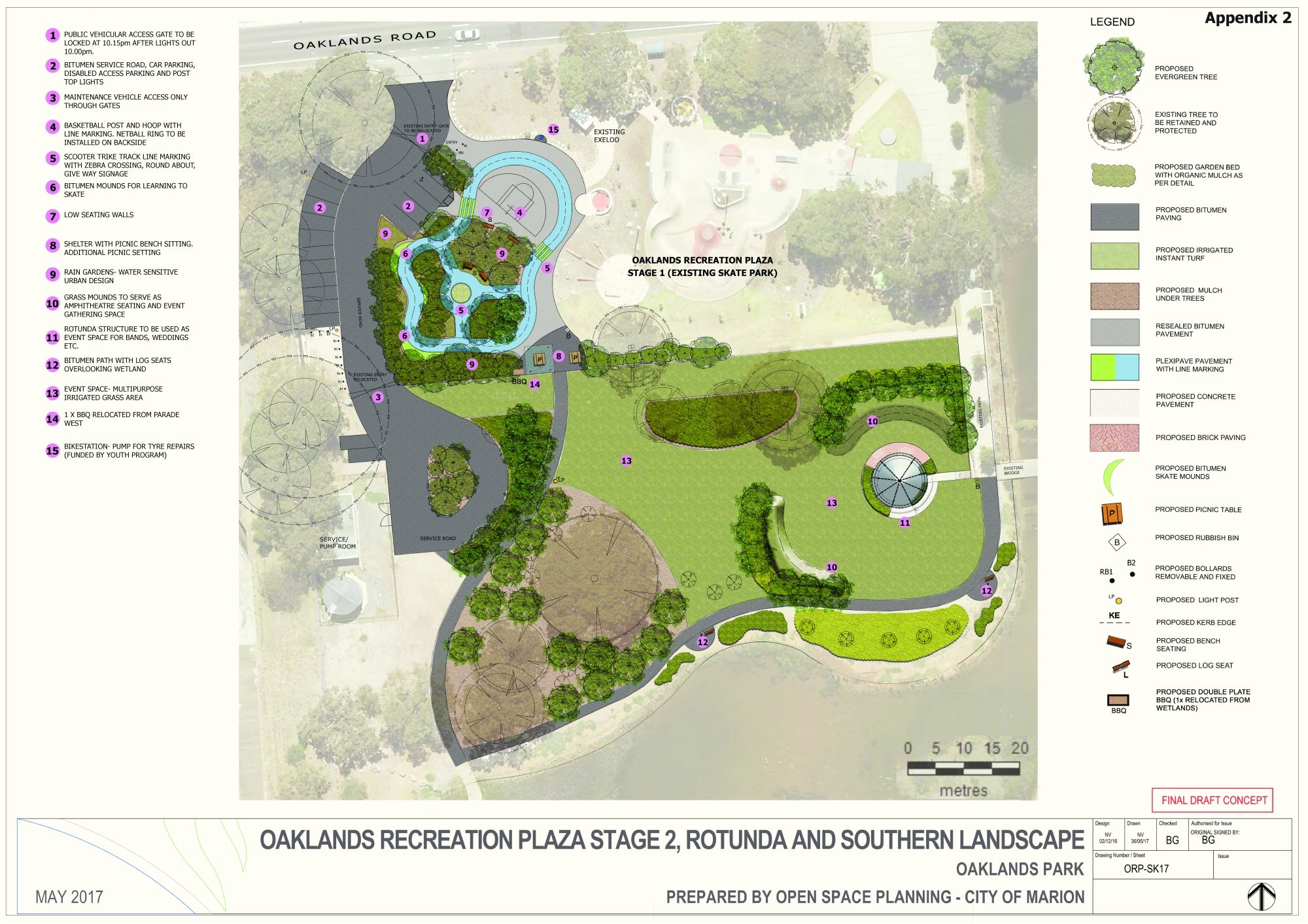 Oaklands Recreation Plaza Oaklands Park Design